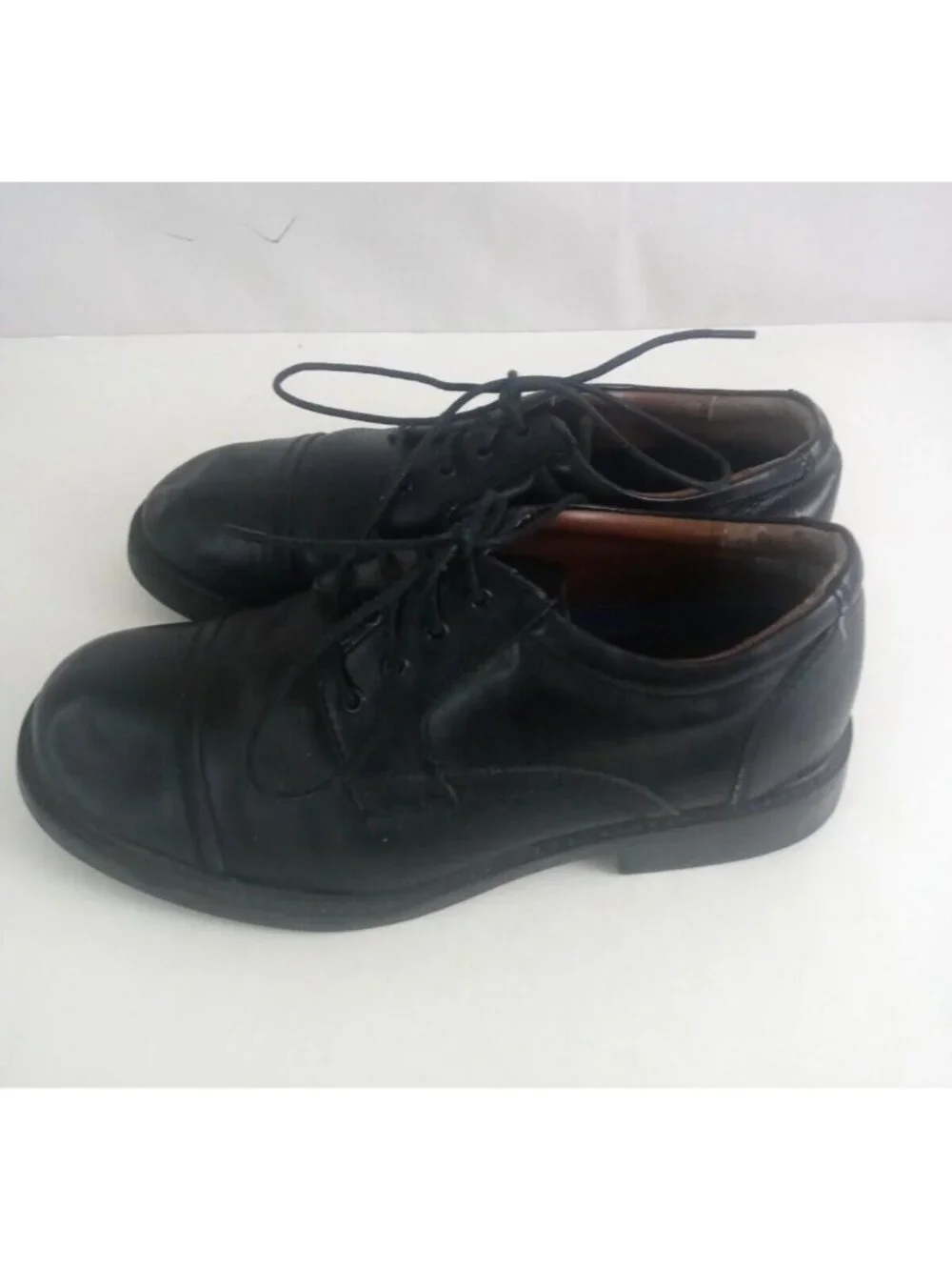 Puritan Men's Black Leather Oxford Dress Shoes Size 9